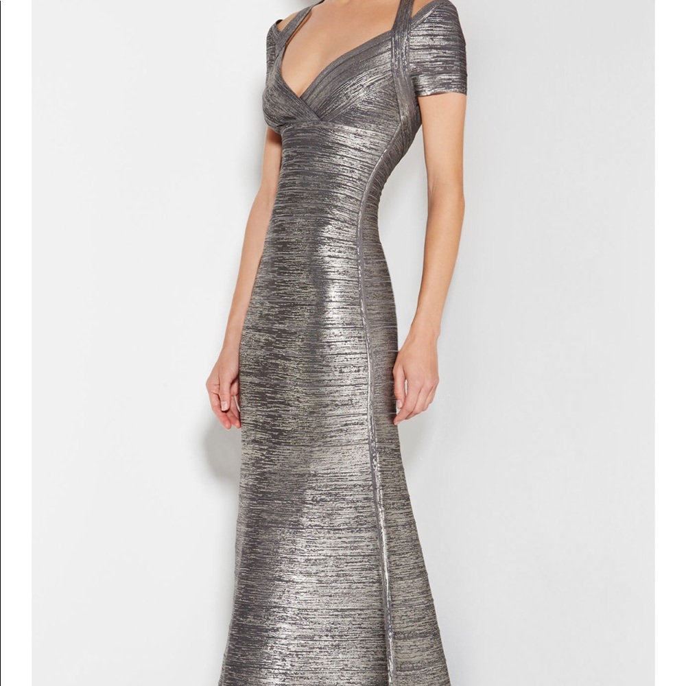Sold on eBay Colette Woodgrain Foil Bandage Gown